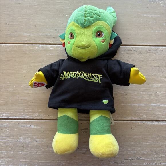 Build A Bear Magiquest Foli Green Plush Great Wolf Lodge Stuffed Animal Toy - Picture 1 of 11